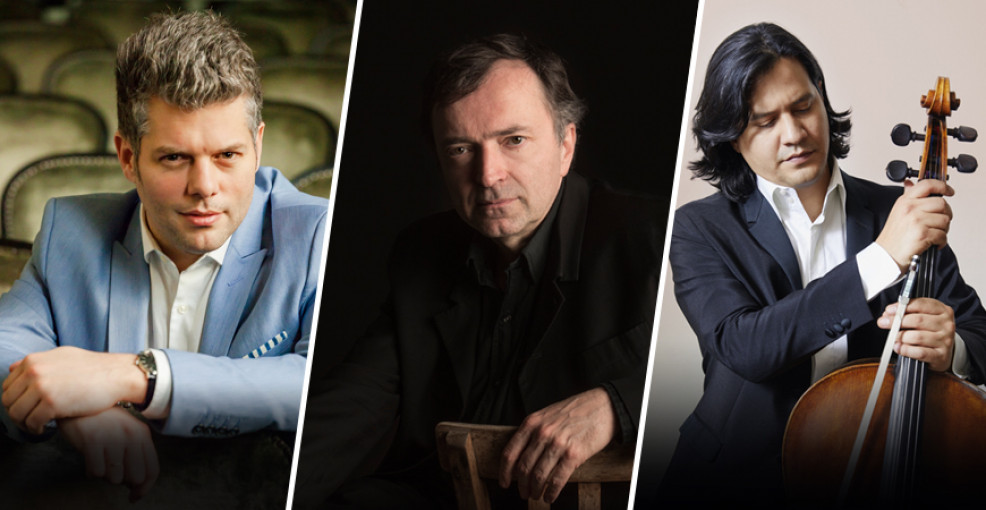 Kelemen Barnabás, Claudio Bohórquez és Nagy Péter 