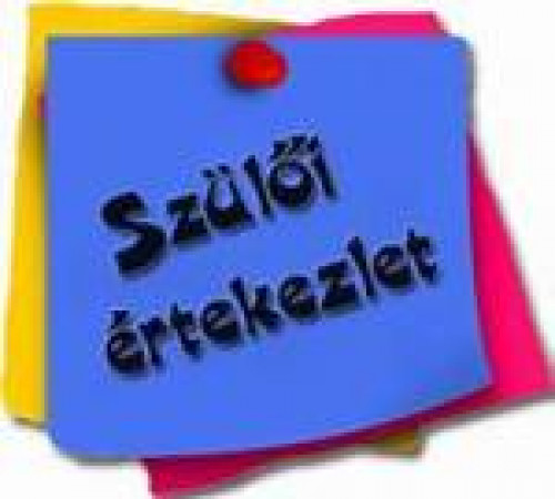 Szülői értekezlet